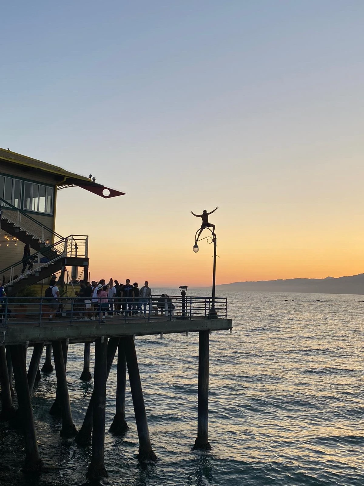Sunset at the Santa Monica Pier