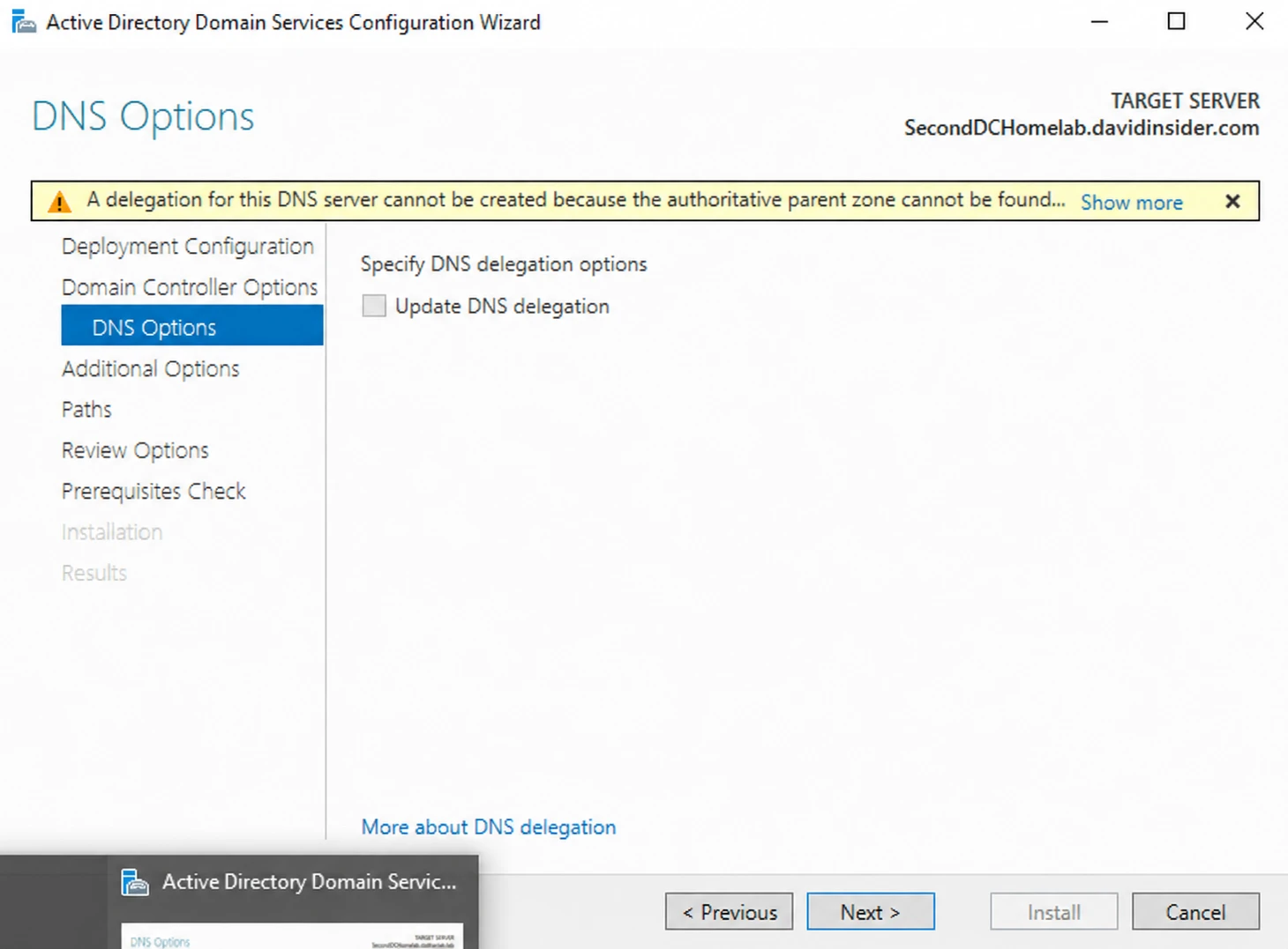 DNS Options