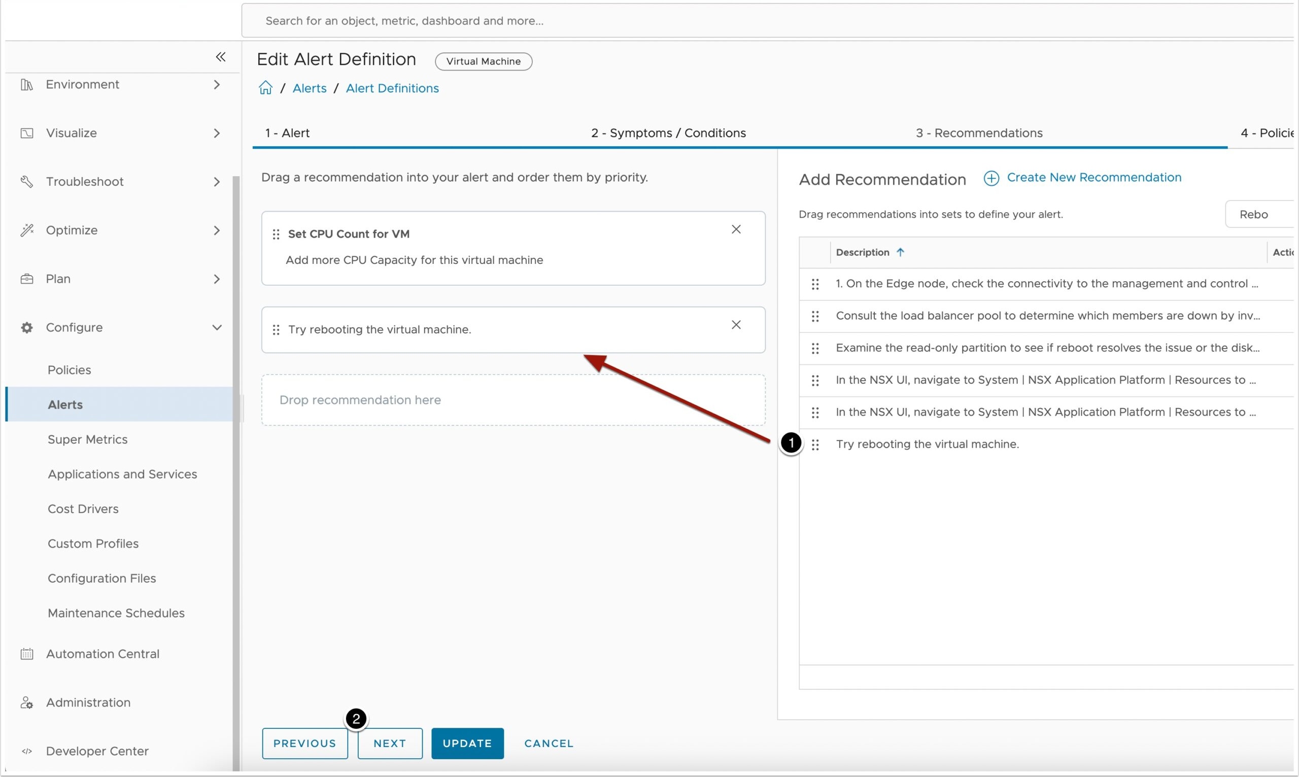 Selecting recommendations
