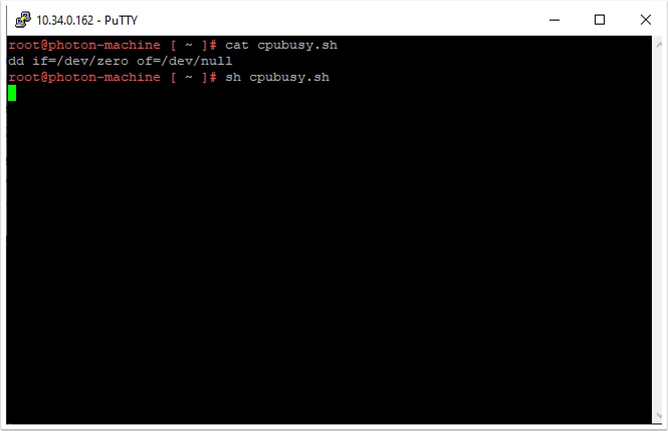 Running the CPU spike script