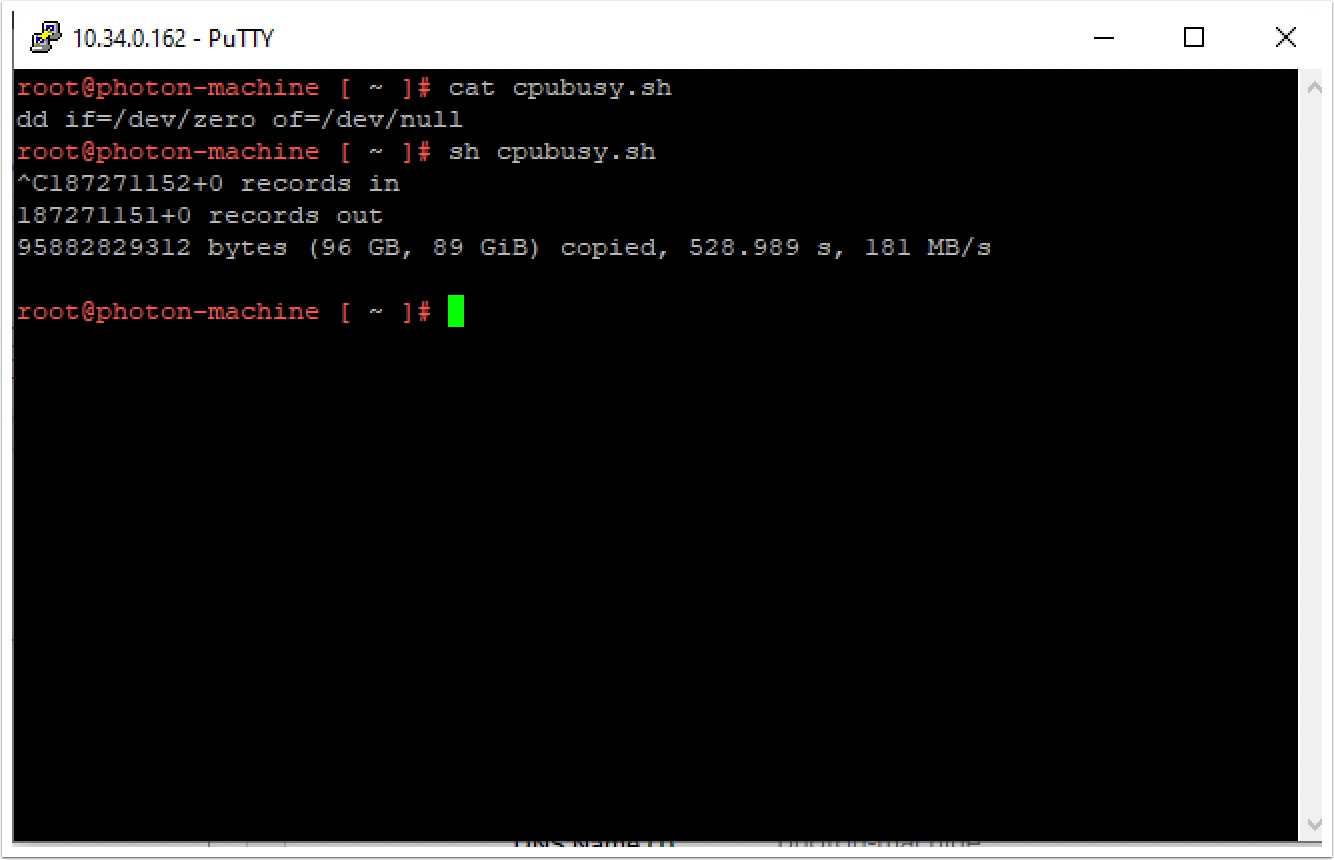 Stopping the CPU spike script