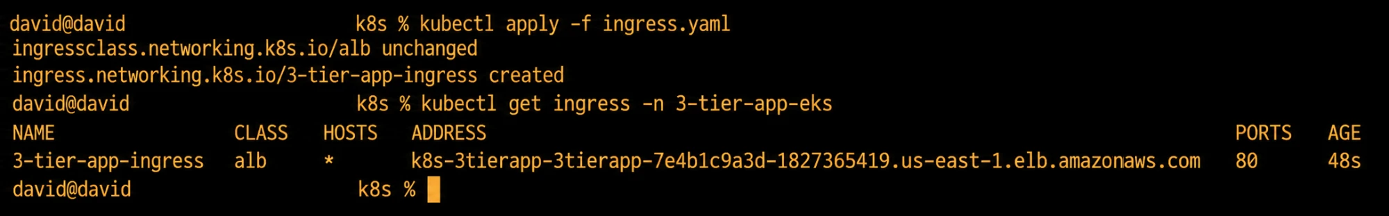 Ingress reconciled after correcting subnet tags