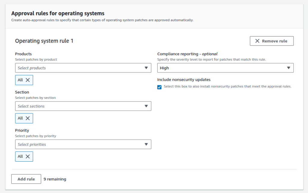 Defining the Ubuntu patch approval rule