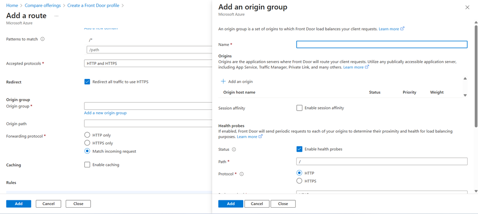 Naming the origin group