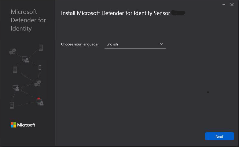 The sensor setup wizard