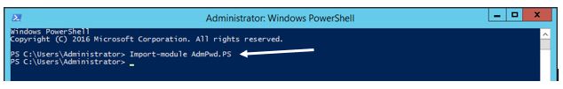 Loading the legacy LAPS PowerShell module