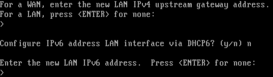 Skipping the gateway and IPv6