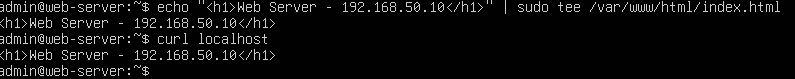 The test page served by Apache